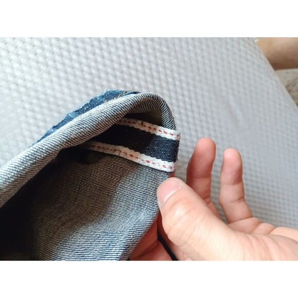 The Stronghold Relaxed Tapered Jeans Men's Size 32x30 Blue Denim Button Fly - Picture 5 of 11